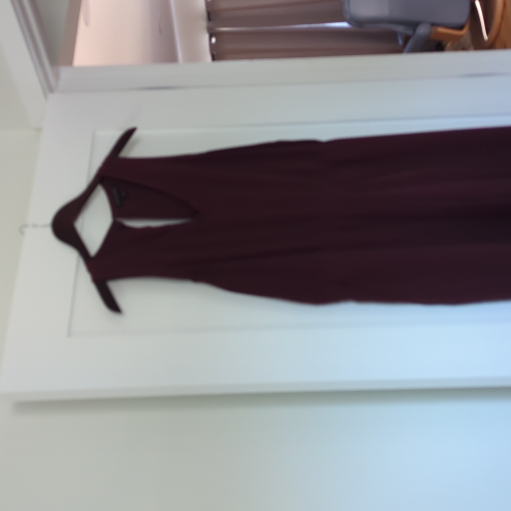 Banana Republic Airstretch Maroon Jumpsuit